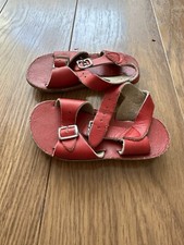Saltwater Sandals In Red Size