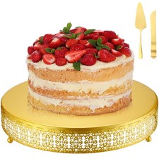 Wenqik Gold Cake Stand 14 Inch