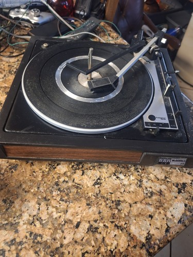 Vintage turn table - table, bsr