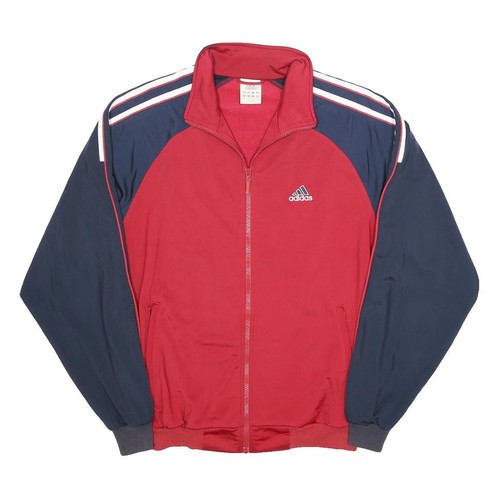 Adidas mens red navy zip - adidas,