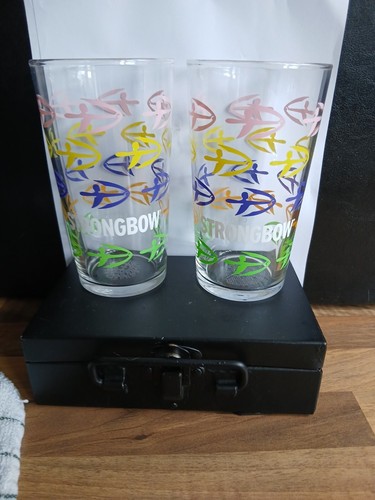 Strongbow pint glasses - pint,