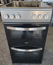 Amica AFC502SS 50Cm Ceramic Cooker Double Oven - Stainless Steel - A/A energy