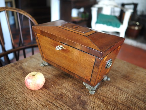 Large georgian caddy box use - box,