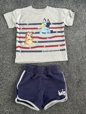 BLUEY Shorts And T-Shirt 2 Piece Size 4T (3-4 Years)