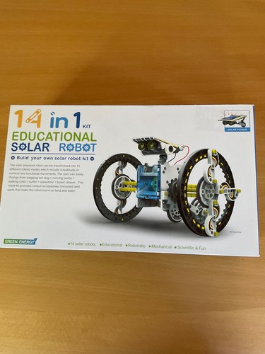 Solar powered robot kit in - robot, 14