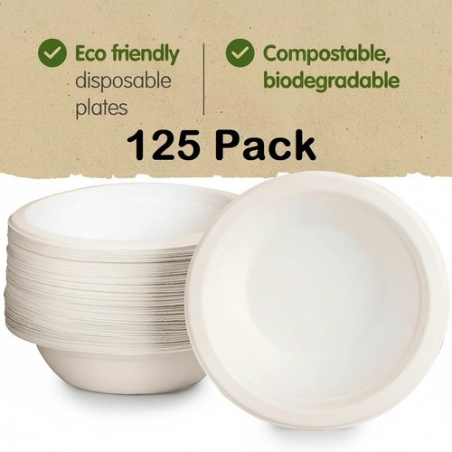125 bagasse bowls disposable - x,