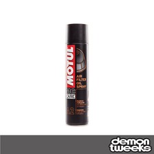 1 x Motul A2 Motorcycle Air Filter Oil Spray, 400ml - (Retains Dust, Mud & Sand)