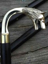 Handmade Brass Victorian Wolf