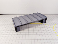 Black LARGE AIRCRAFT HANGAR MAINTENANCE BUILDING Airport Model 1:400 Scale