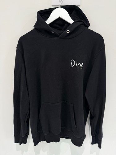 Dior mens black hoodie - dior,
