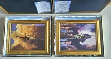 2 Framed Collectable Plates