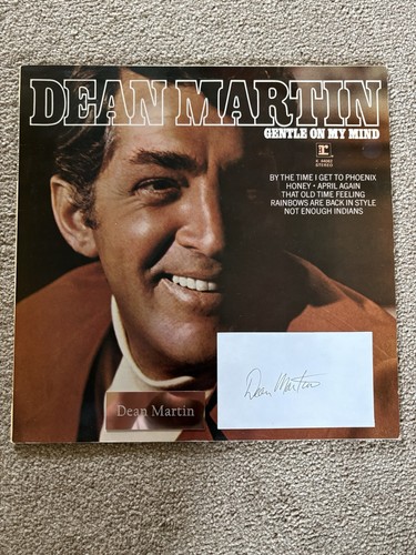 Dean martin signed inch - dean,