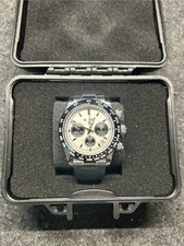 Custom Seiko Panda Mod Automatic Chronograph 40mm Men’s Watch