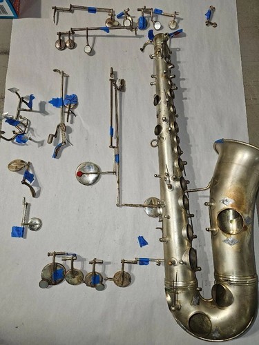 Conn elkhart 1919 silver alto - conn,