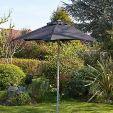 Garden Parasol Black 2 Metre
