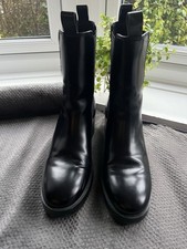 Black faux leather - h&m,