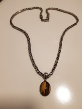 Mens 925 Silver Bali Necklace, 27" 46 gramms, 4.5 mm, hardly worn