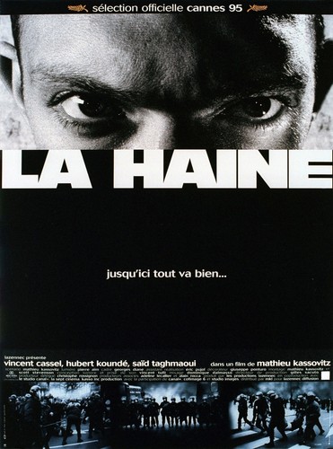 Haine 1995 movie poster - la,