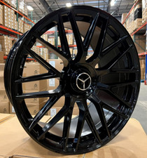 19"x8.5 Gloss Black AMG Rims