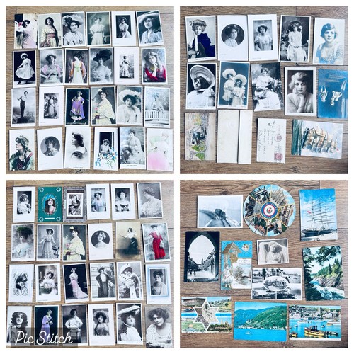 Antique edwardian postcards - 70,