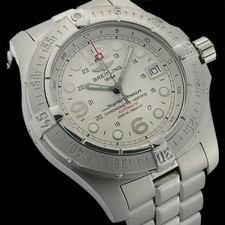 Breitling Superocean SteelFish A17390 44mm Stainless Steel Black Dial #SU350