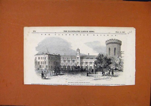 Original old antique - antique, print