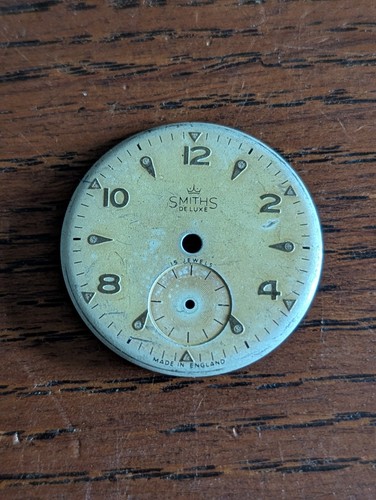 Smiths deluxe watch dial - smiths,