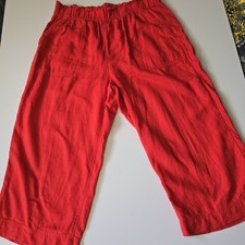Womens TU Summer Cropped Linen