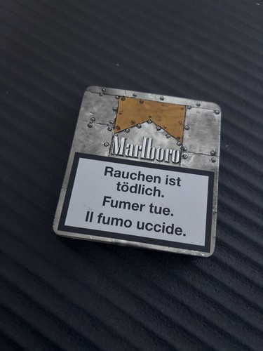 Marlboro cigarette tin - marlboro,