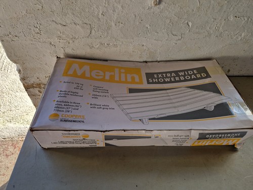 Merlin extra wide shower board - merlin,