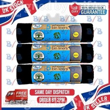 15 WHEELIE BIN LINERS EXTRA LONG LARGE BIG STRONG RUBBISH REFUSE BAG SACK ROLL