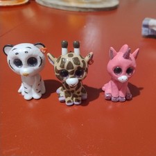 Collectible TY Beanie Boos Mini Boos Bundle x3 Figures 