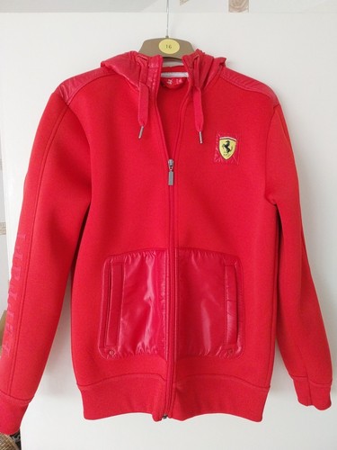 Puma ferrari zip - ferrari, hooded