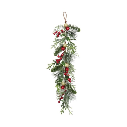 Christmas teardrop swag - teardrop,