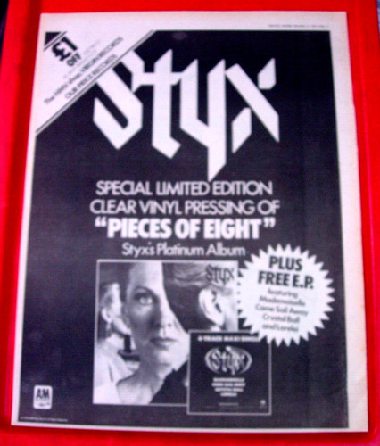 Styx pieces eight - styx, vintage
