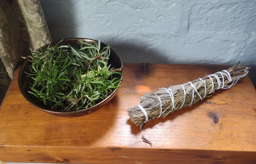 Sage rosemary smudge sticks - rosemary,