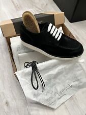 Fracap G190 Suede Postman Shoes, Black, UK 10, EU 44, US 11