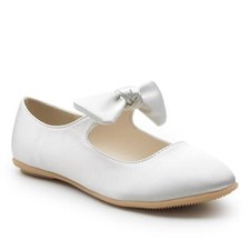 Girls Silver Flower Girl