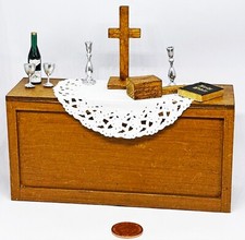 Dolls house miniature wooden - dolls,