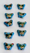 Cloisonne butterfly beads - butterfly,