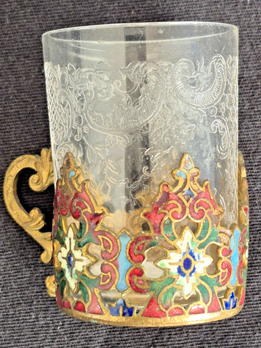 Two antique russian cloissonne - antique,
