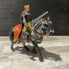 SCHLEICH WORLD OF HISTORY KNIGHTS 70115 DRAGON KNIGHT KING ON HORSE 