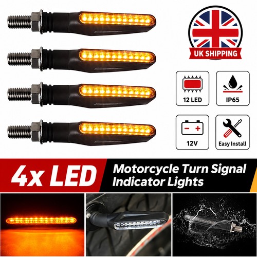 4pcs motorcycle led - led, turn