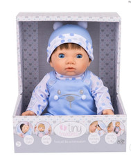 NEW Tiny Treasures Weighted Baby Doll Blue Bear 44cm Children XMASS GIFT