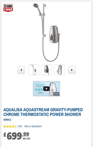 New aqualisa aquastream - aqualisa,