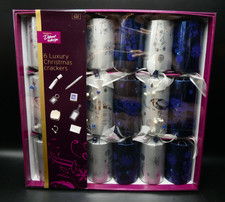 Vintage Christmas Crackers X6 Full Size Sainsbury's 2000s Sealed Boxed New Old!