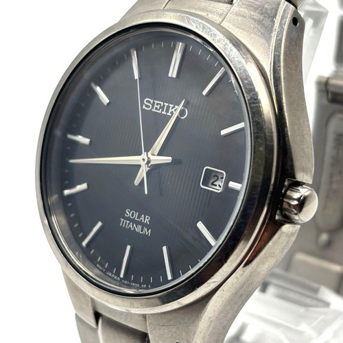 Seiko solar titanium v157 - titanium, v157-0bb0