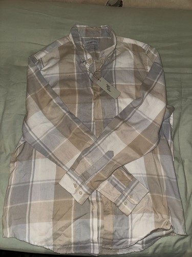 Mens checked shirt large - mens,