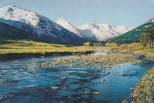 GLEN SHIEL IN WINTER, Ross-Shire, Scotland - Vintage POSTCARD