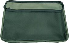 Canvas zip bag A4 green